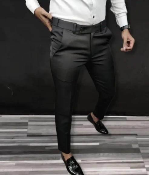 Premium Waist Adjustable Lycra Men's Trouser (Pack of 2) - online shope