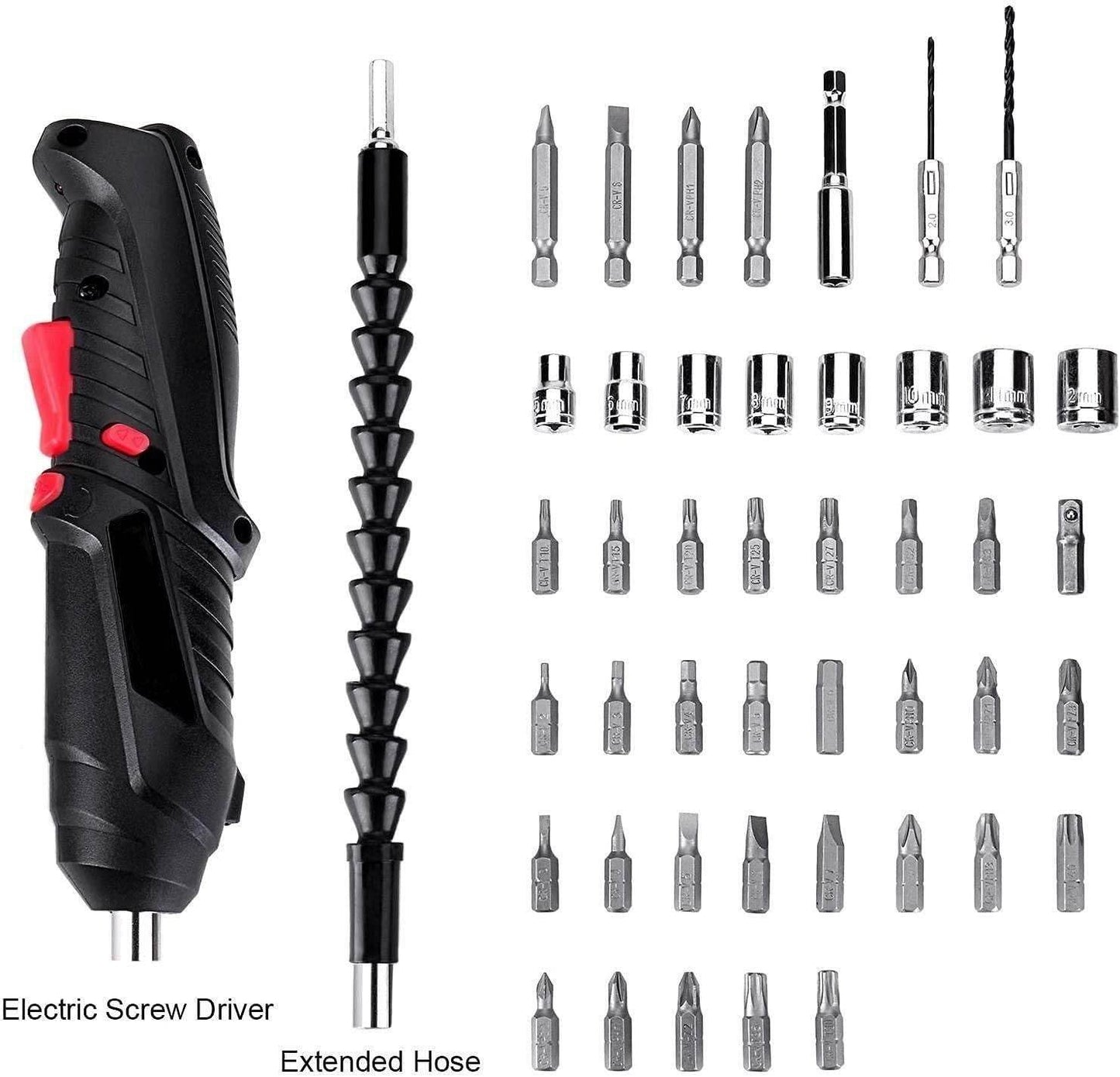 Metal Electric Screwdriver Set 46-Piece Kit - online shope