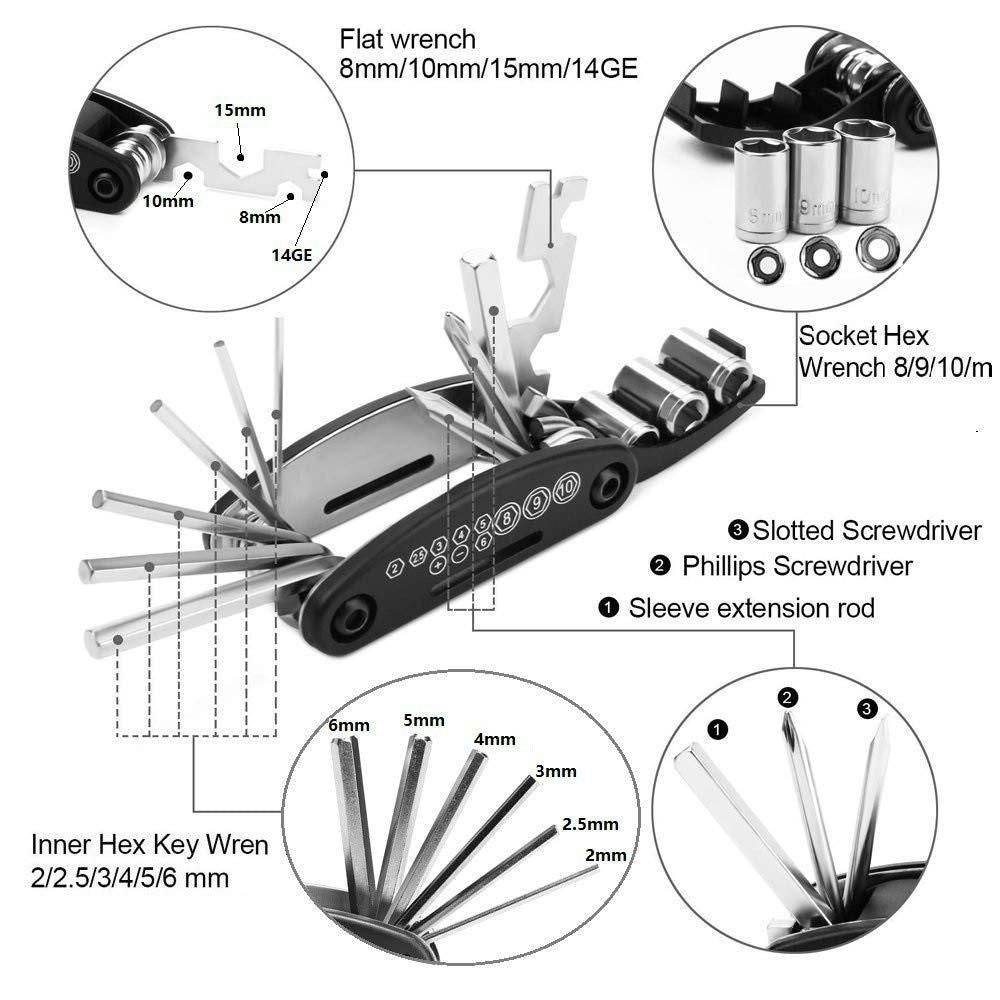 Online Shope 15 in 1 Multipurpose Tool Kit for Bikes - online shope