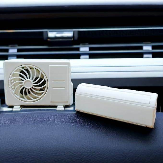 Miniature Ac Design Solar-Powered Car Air Freshener Diffuser - online shope