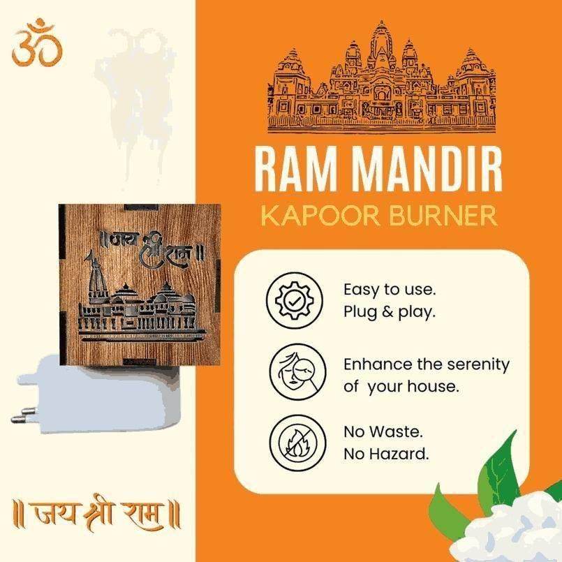BD 3-in-1 Ayodhya Ram Mandir Aroma Burner & Night lamp - online shope