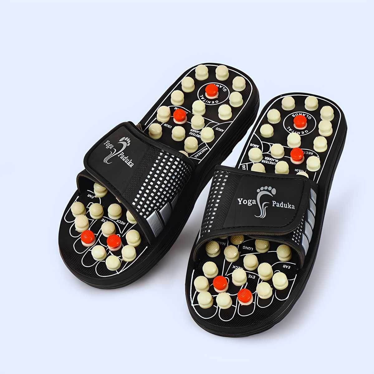 Acupressure and Magnetic Therapy Paduka Slippers for Full Body Blood Circulation For Men and Women - online shope