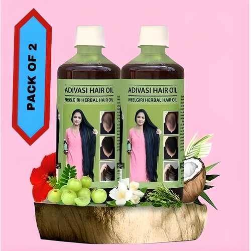 Adivasi Neelgiri Herbal Hair Oil Pack of 2 - online shope