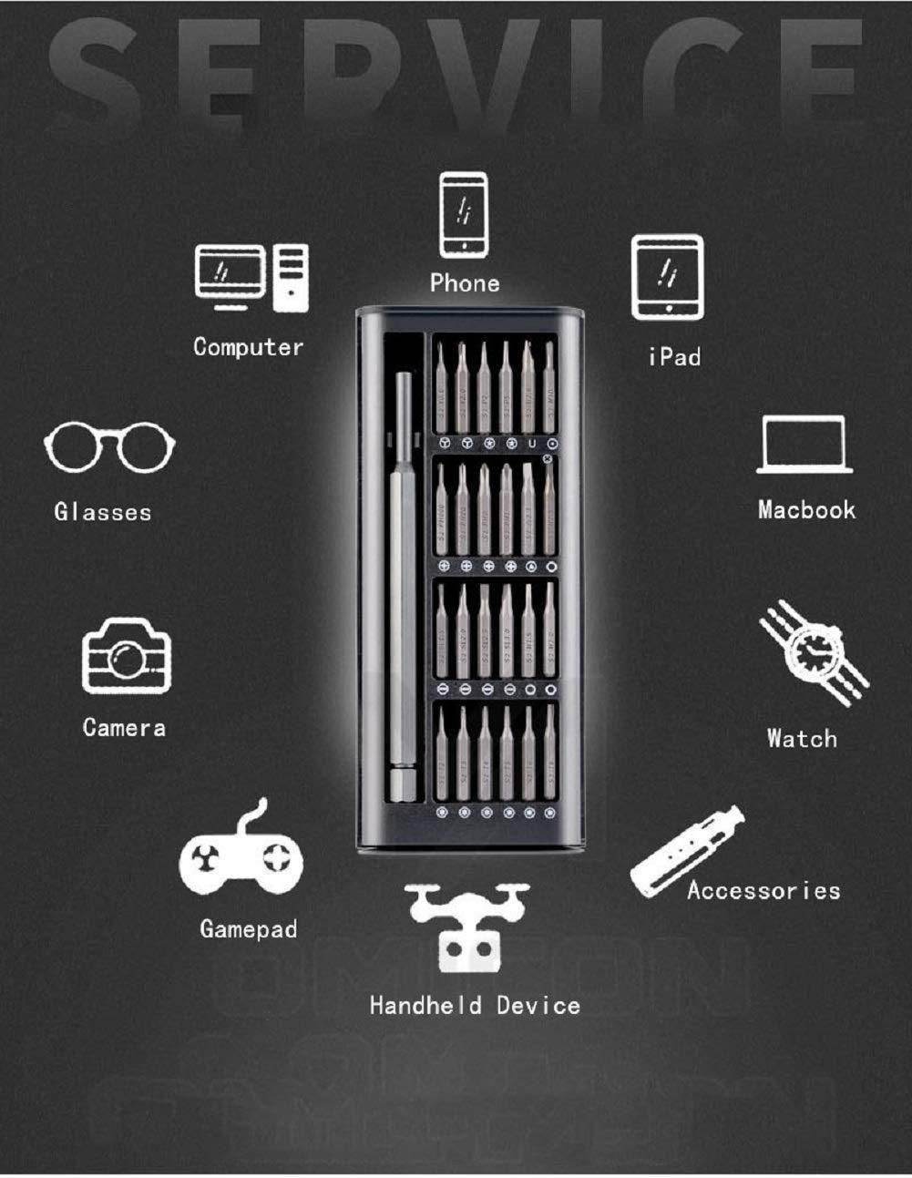 Precision screwdriver set online with multiple bits for repairing phones glasses watches and handheld devices