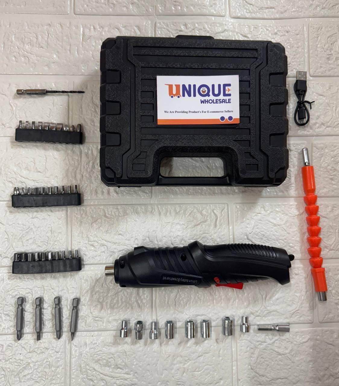 Metal Electric Screwdriver Set 46-Piece Kit - online shope