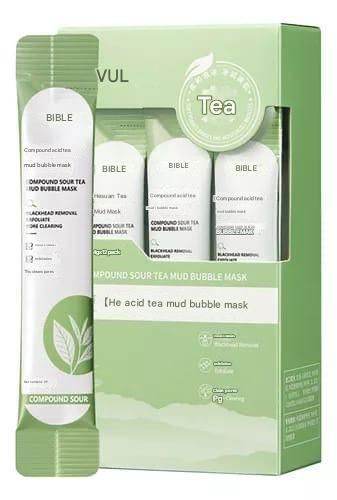 Sour Tea Bubble Mask - Pack of 3 Facial Care - online shope