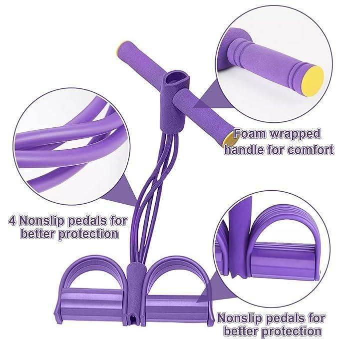 Yoga Resistance Band Pedal Puller - Fitness Exercise Tool - online shope