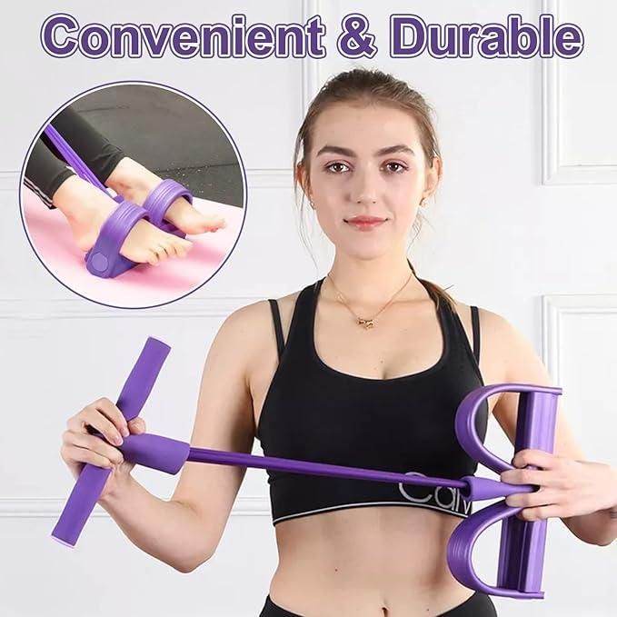 Yoga Resistance Band Pedal Puller - Fitness Exercise Tool - online shope