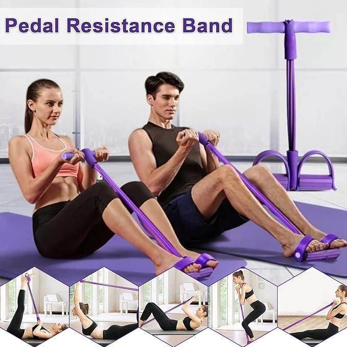 Yoga Resistance Band Pedal Puller - Fitness Exercise Tool - online shope