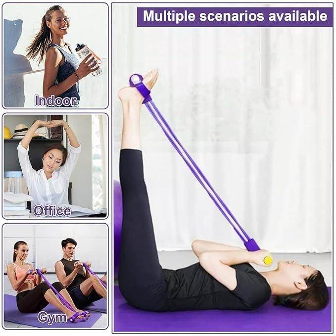 Yoga Resistance Band Pedal Puller - Fitness Exercise Tool - online shope